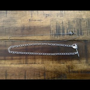 New silver origami owl necklaces